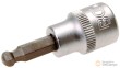 Vaso corto 3/8" punta allen bola, 6 mm