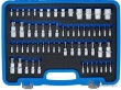 Estuche de vasos cortos 1/4" + 3/8" + 1/2" torx tipo e (14 uds) - torx-h (17 uds) - torx ( 17 uds) - torx-plus (12 uds)
