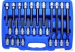 Estuche 26 vasos cortos 1/2" punta xzn (m5 - m16 x 55 - 100 - 140 - 200 mm)