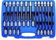 Estuche 30 vasos cortos 1/2" punta allen (h5 - h19 x 55 - 100 - 140 -200 mm.)