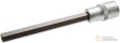 Vaso corto 1/2" punta allen, h10 x 140 mm