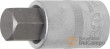 Vaso corto 1/2" punta allen, h17 x 55 mm