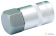 Vaso corto 1/2" punta allen, h24 x 55 mm