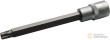 Vaso corto 1/2" punta torx, t50 x 140 mm
