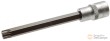 Vaso corto 1/2" punta torx, t55 x 140 mm