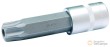Vaso corto 1/2" punta torx inviolable, t80h x 100 mm