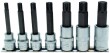 Regleta 7 vasos cortos con punta ribe (3/8" r6 - r7 - r8 - r10 + 1/2" r12 - r13 - r14)