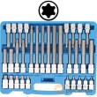 Estuche 32 vasos cortos 1/2" con puntas torx - plus (tp20 / tp70 x 55/100/140/200 mm.)