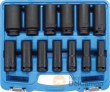 Estuche de 13 vasos largos 1/2" de impacto hex. sae (7/16" - 1/2" - 9/16" - 5/8" - 11/16" - 3/4" - 13/16" - 7/8" - 15/16" - 1" - 1 1/16" - 1 1/8" - 1 1/4")