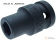 Bolsa 10 vasos cortos 1/2" impacto hex., 10 mm