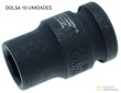 Bolsa 10 vasos cortos 1/2" impacto hex., 12 mm