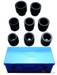 Estuche 8 vasos cortos 1" impacto hex. (27-30-32-36-38-41-46-50 mm)