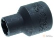 Vaso corto 1/2" impacto en espiral, 10 mm, para extraccion tornillo antirrobo