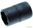 Vaso corto 1/2" impacto en espiral, 16 mm., para extracción tornillo antirrobo