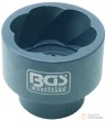 Vaso corto 3/4" impacto en espiral, 41 mm., para extracción tornillo antirrobo