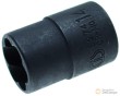 Vaso corto 3/8" impacto en espiral, 14 mm., para extracción tornillo antirrobo