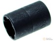 Vaso corto 3/8" impacto en espiral, 15 mm., para extracción tornillo antirrobo