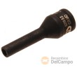 Vaso largo 1/4" impacto en espiral, 3,2 mm., para sustitución de electrodo de calentador de bujia diesel