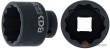 Vaso corto 1/2" de impacto bihex., 35 x 48 mm.