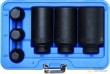 Estuche 3 vasos largos 1/2" impacto bihex. (30 - 32 - 36 mm) y 3 vasos cortos 1/2" puntas impacto allen (14 - 17 -19 mm), para tuercas buje y eje direccion