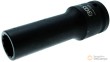 Vaso largo 3/4" impacto bihex., 19 mm., para culata camion mb 300 - 400 - 900