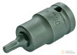 Vaso corto 1/2" reforzado punta torx, t30 x 53 mm