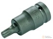 Vaso corto 1/2" reforzado punta torx, t45 x 55 mm