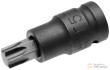 Vaso corto 1/2" reforzado punta torx, t55 x 53 mm