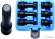 Estuche 6 vasos cortos y largos 1/2" impacto xzn (m14 - 16 - 18 x 40 y 75 mm) para junta de rotula vw t4, pinza freno vw touareg (eje trasero) y mb atego