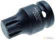 Vaso corto 1/2" impacto con punta xzn, m18 x 44 mm