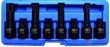 Estuche 8 vasos cortos y largos 1/2" impacto punta xzn (m12 - 14 - 16 - 18 x 40 y 75 mm)