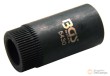 Vaso largo 1/2" estriado para precamara de inyección diesel de motores mercedes benz cdi, 1,5 x 58 mm