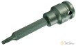 Vaso largo 1/2" reforzado punta torx, t25 x 100 mm