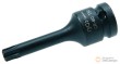 Vaso largo 1/2" impacto punta torx, t50 x 75 mm