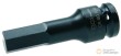 Vaso largo 1/2" impacto punta allen, h14 x 75 mm