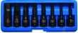 Estuche 8 vasos largos 1/2" impacto punta allen (h5 - h19 mm)