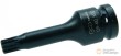 Vaso largo 1/2" impacto punta xzn, m10 x 75 mm