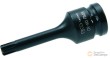 Vaso largo 1/2" impacto punta ribe, r8 x 75 mm