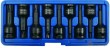Estuche 9 vasos largos 1/2" impacto punta ribe, r5 - r14