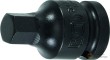 Vaso corto 1/2" de impacto punta allen h11 x 42 mm.