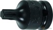 Vaso corto 1/2" de impacto con punta torx , t50 x 42 mm.