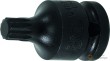 Vaso corto 1/2" de impacto con punta xzn, m10 x 42 mm.