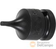 Vaso corto 1/2" de impacto con punta xzn, m4 x 42 mm.