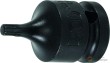 Vaso corto 1/2" de impacto con punta xzn, m5 x 42 mm.