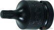 Vaso corto 1/2" de impacto con punta xzn, m8 x 42 mm.