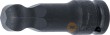 Vaso largo 1/2" de impacto con punta allen bola, h19 x 75 mm