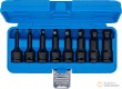 Estuche 8 vasos largos 1/2" de impacto con punta allen bola (6 - 8 - 10 - 12 - 14 - 15 - 17 - 19 mm.)