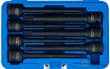 Estuche 7 vasos cortos 1/2" de impacto con punta allen (h5 - h14 mm) extralargos 150 mm.