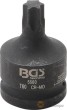 Vaso corto 3/4" de impacto con punta torx, t60 x 60 mm