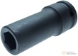 Vaso largo 3/4" impacto hex. "protorque", 19 mm